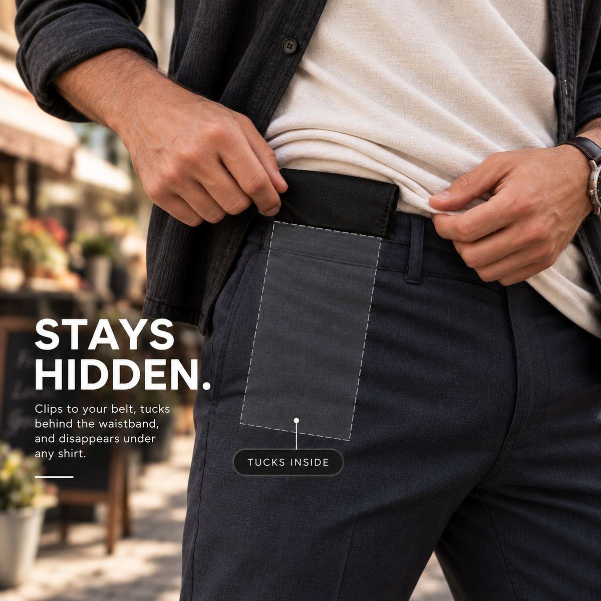 HideSafe™ Hidden Travel Wallet.