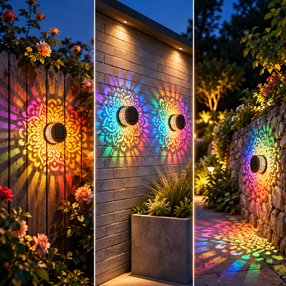 Hapizest JaaliGlow™ Solar Mandala Light