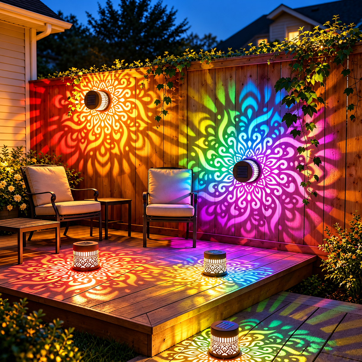 Hapizest JaaliGlow™ Solar Mandala Light