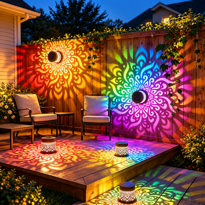 Hapizest JaaliGlow™ Solar Mandala Light