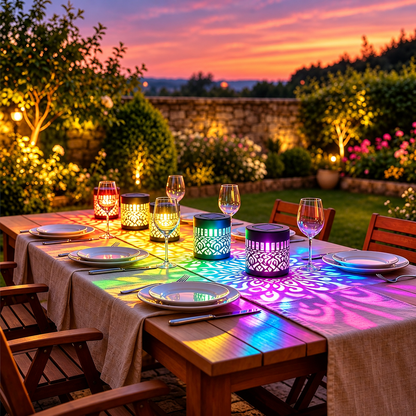 Hapizest JaaliGlow™ Solar Mandala Light