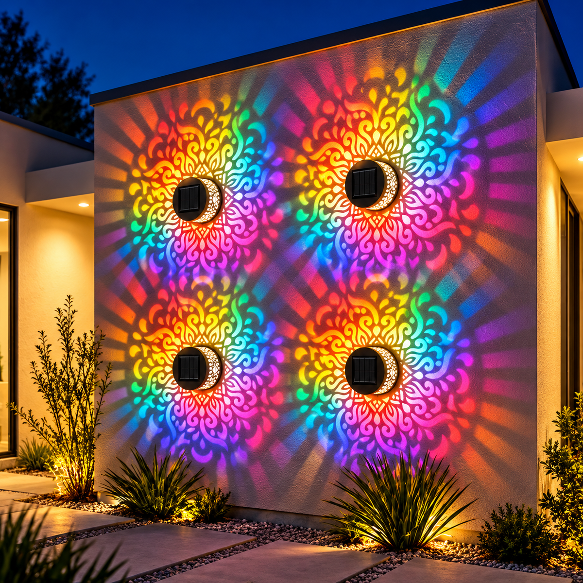 Hapizest JaaliGlow™ Solar Mandala Light