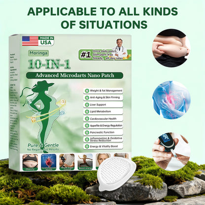 10-in-1 Moringa Berberine Microdart Nano Patch packaging